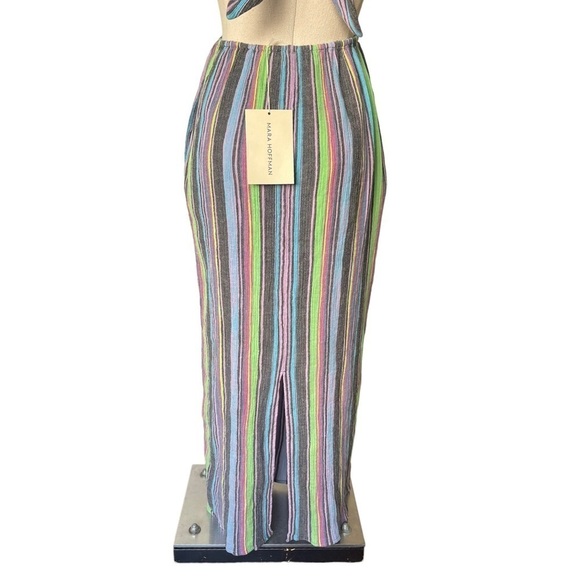 NWT Mara Hoffman Laila Maxi Dress in Multi Stripes - Picture 10 of 14